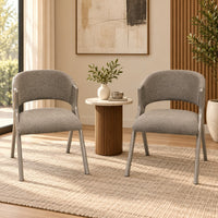 Aero Grey Upholstered Dining Chairs