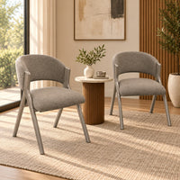 Aero Grey Upholstered Dining Chairs