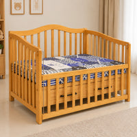 Little Haven Natural Wooden Baby Cot