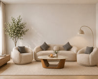 Cove Cloud Curved Sofa Set