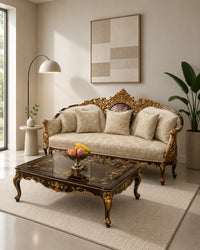 Florentine Royale Carved Sofa